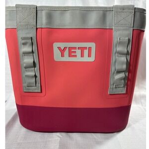 YETI Camino 20 Carryall Tote Bag Bimini Pink Grey Waterproof Utility Gear Bag